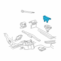 OEM 1997 GMC Jimmy Mount, Trans Diagram - 15719897