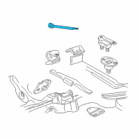 OEM 1995 GMC Sonoma Brace-Trans Diagram - 15672797