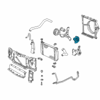 OEM Chevrolet G10 Clutch Asm-Fan Blade Diagram - 22124526