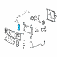 OEM 1988 Chevrolet Astro Reservoir-Coolant Recovery Diagram - 15594487