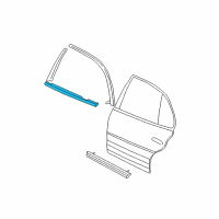 OEM 2002 Buick Century Belt Weatherstrip Diagram - 10325229