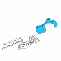 OEM GMC Terrain Heat Shield Diagram - 25201612