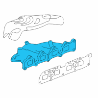 OEM 2015 Buick Verano Exhaust Manifold Diagram - 12643496