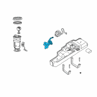 OEM 1999 Dodge Ram 1500 Van Fuel Filler Hose Diagram - 52102437AD