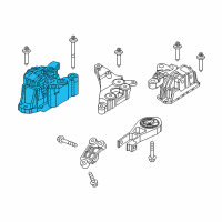 OEM Jeep Compass INSULATOR-Engine Mount Diagram - 68328737AB