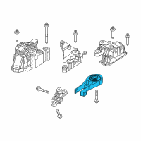 OEM 2020 Jeep Compass INSULATOR-Transmission Mount Diagram - 68253029AC