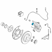 OEM BMW 428i xDrive Gran Coupe Repair Set Brake Caliper Diagram - 34-21-6-857-153