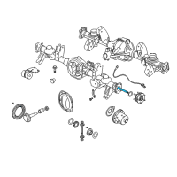 OEM 2006 Jeep Commander Universal Joint Hardware Kit Diagram - 52114374AA