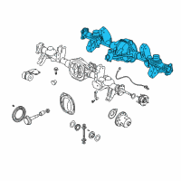 OEM 2006 Jeep Commander Axle-Service Rear Diagram - 5135772AE