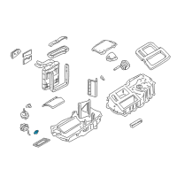 OEM 2003 Chevrolet S10 Actuator Kit, Mode Valve Diagram - 52494116