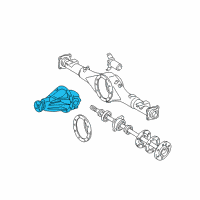 OEM Toyota Sequoia Carrier Assembly Diagram - 41110-34350