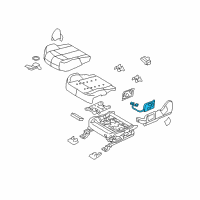 OEM 2014 Lincoln MKS Adjuster Switch Diagram - 8A5Z-14A701-AB