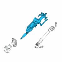 OEM BMW 135is Manually Adjust. Steering Column Diagram - 32-30-6-780-274