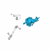 OEM Nissan Versa Shaft Assembly-Steering Column, Upper Diagram - 48820-EM30A