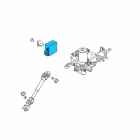 OEM Nissan Controller Assy-Power Steering Diagram - 28500-ZW80A