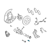 OEM Toyota Venza Upper Guide Mount Bolt Diagram - 90080-10395