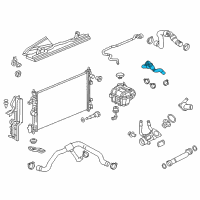 OEM Buick Radiator Surge Tank Engine Hose Diagram - 22759097