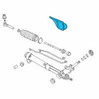 OEM 2004 Pontiac Aztek Shield-Steering Gear Heat Diagram - 10413307