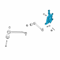 OEM Hyundai Genesis Coupe Knuckle-Front Axle, RH Diagram - 51716-2M100