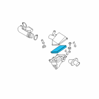 OEM 2008 Nissan Frontier Air Filter Diagram - 16546-7S000