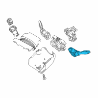 OEM Ford Fiesta Signal Switch Diagram - BE8Z-13341-BA