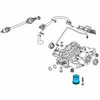 OEM Buick Regal TourX Differential Assembly Bushing Diagram - 26671362