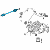 OEM 2017 Buick LaCrosse Axle Assembly Diagram - 84283526