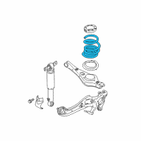 OEM 2021 Kia Sedona Rear Springs Diagram - 55350A9511