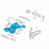 OEM 2008 Chevrolet HHR Floor Pan Assembly Diagram - 15283145