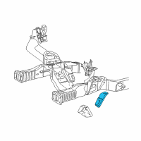 OEM Ford E-150 Club Wagon Front Mount Diagram - F7UZ-6038-CA