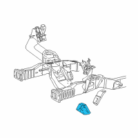 OEM 1999 Ford E-150 Econoline Front Mount Diagram - F7UZ-6038-CB