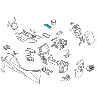 OEM Ford Escape Holder Mat Diagram - CJ5Z-7813562-AD