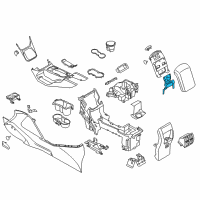 OEM 2016 Ford Escape Hinge Diagram - CJ5Z-7804604-A