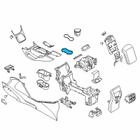 OEM 2018 Ford C-Max Holder Bezel Diagram - CJ5Z-7813562-BB