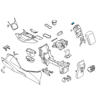 OEM Ford C-Max Latch Diagram - CJ5Z-78045G38-AA