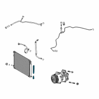 OEM 2020 Toyota Camry Drier Desiccant Bag Diagram - 88474-06020