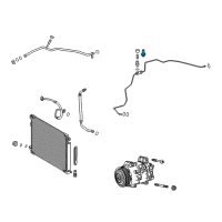 OEM 2022 Toyota Camry Compressor Diagram - 88310-06570