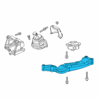 OEM 2017 Chrysler 300 CROSSMEMBER-Transmission Diagram - 4578156AG