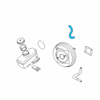 OEM Infiniti G25 Hose-Booster Diagram - 47471-JK60A