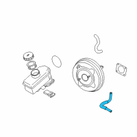 OEM Infiniti G25 Hose Vacuum CONTORL A Diagram - 22320-EY00A