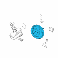 OEM Infiniti G35 Master Vac Assembly Diagram - D7210-JK55A