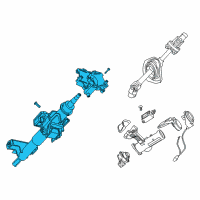OEM 2015 Chevrolet Captiva Sport Steering Column Diagram - 19260788