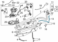 OEM 2022 Toyota Highlander Breather Tube Diagram - 77226-0E110