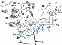 OEM 2020 Toyota Highlander Breather Tube Diagram - 77227-0E070