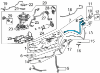 OEM 2021 Toyota Highlander Filler Pipe Diagram - 77201-0E150