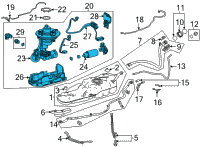 OEM 2022 Toyota Highlander Fuel Pump Assembly Diagram - 77020-0E150