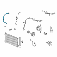 OEM 2010 Honda Accord Hose, Suction Diagram - 80311-TA0-A01