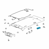 OEM 2016 Buick Envision Courtesy Lamp Diagram - 84257046