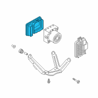 OEM 2016 BMW i3 REPAIR KIT, CONTROL UNIT DSC Diagram - 34-52-6-897-158