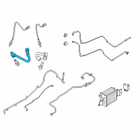 OEM 2022 Ford Explorer PCV Hose Diagram - JL3Z-6A664-A